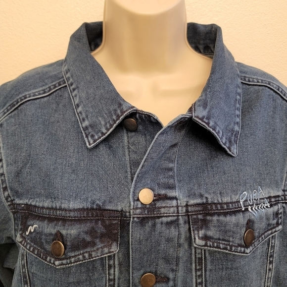 NWT Pura Vida Ladies Denim Jean Jacket - Picture 5 of 7